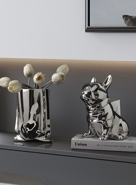 贝汉美简约现代电视柜装饰品摆件轻奢高档家居客厅酒柜创意小摆设