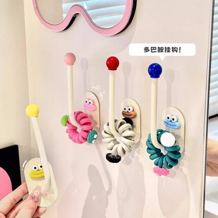 发圈发箍收纳架新款壁挂免打孔浴室皮筋头绳项链发绳首饰收纳神器