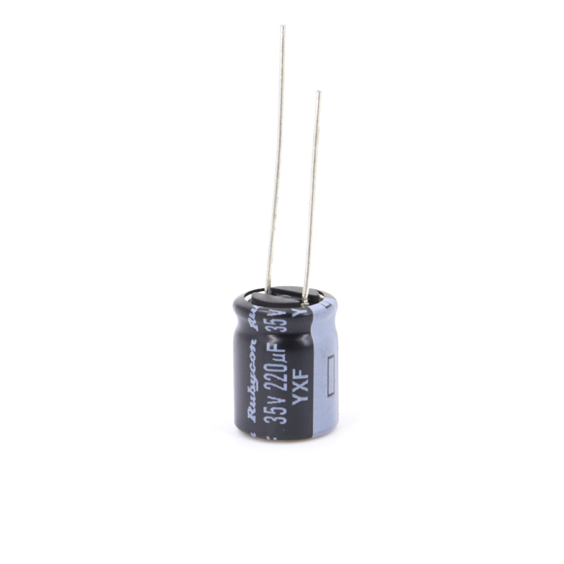 原装正品 35V 220UF YXF日本红宝石电解电容直插 10*12.5 10*13MM