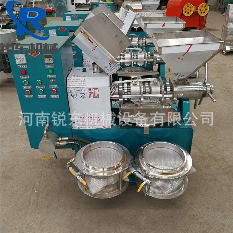 全自动不锈钢小型榨油机 小型螺旋榨油机60  小型家庭冷热榨油机