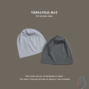 *晚上睡觉睡眠i睡帽男睡眠中老年人戴头套帽子的保暖老人老爸冬天