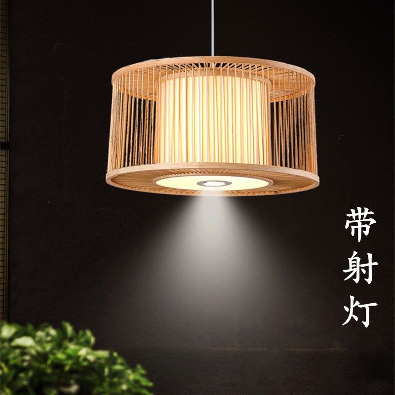 新中式餐厅吊灯酒店餐饮包间专用灯饭店火锅店卡座竹编灯具带射灯,家装灯饰光源,酒店/宴会厅/餐饮吊灯,淘宝优惠券,粉丝福利购,淘宝优惠卷