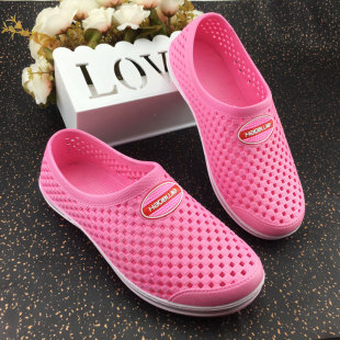 2020新款 软底塑料鞋 女夏情侣男女平底镂空洞洞鞋 鞋 沙滩鞋 包头凉鞋