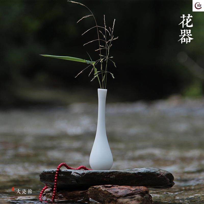 观音菩萨净水瓶观音竹花瓶供佛观音瓶玉净O瓶腊梅插花瓶小禅意