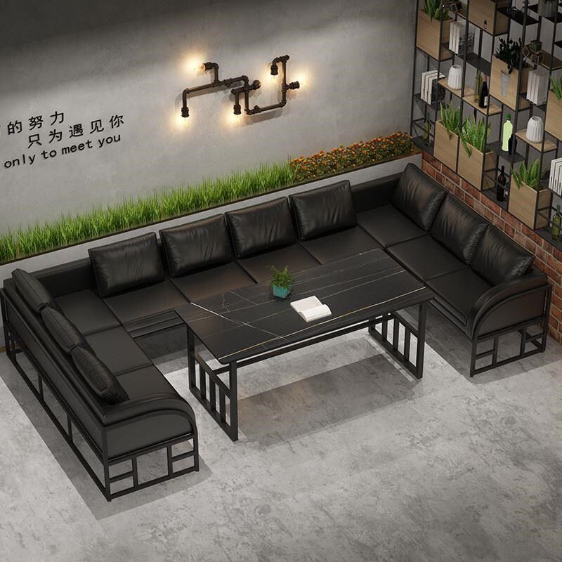 酒吧桌椅工业风小酒馆音乐餐吧y清吧卡座沙发咖啡西餐厅桌椅休闲