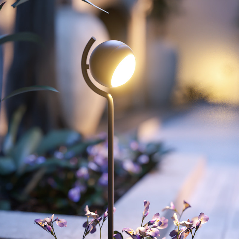 户外简约球形草坪灯防水花园景观庭院灯led接电别墅小区草地插灯,家装灯饰光源,草坪灯,淘宝优惠券,粉丝福利购,淘宝优惠卷