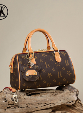 LK女包官方旗舰正品包包新款2026通勤百搭枕头包波士顿单肩手提包