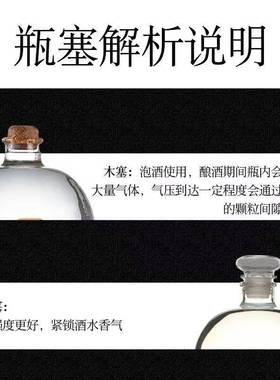 青梅泡酒坛瓶加厚酒密封罐明酒泡酒酒瓶罐F76THMJ6带龙头透玻璃瓶