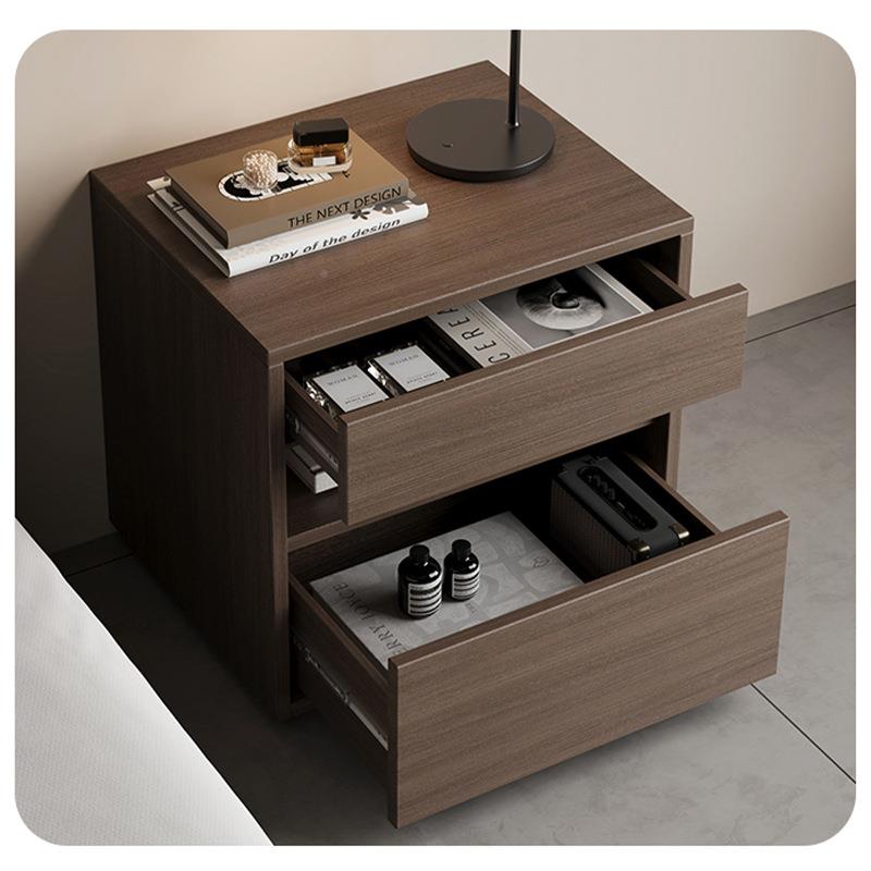 设计师款意式极木简实床柜现代简约小储型床边柜卧室MQ5免漆头物