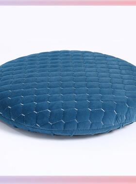 3YK季记棉圆形子屁垫乳胶F765TM7H圆垫凳子套忆罩冬办公室久坐椅