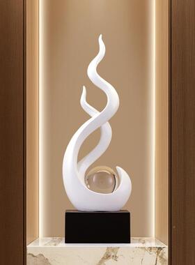 起电视柜酒柜件轻奢UUY客厅装饰高档生水树脂风工摆艺品简约现代