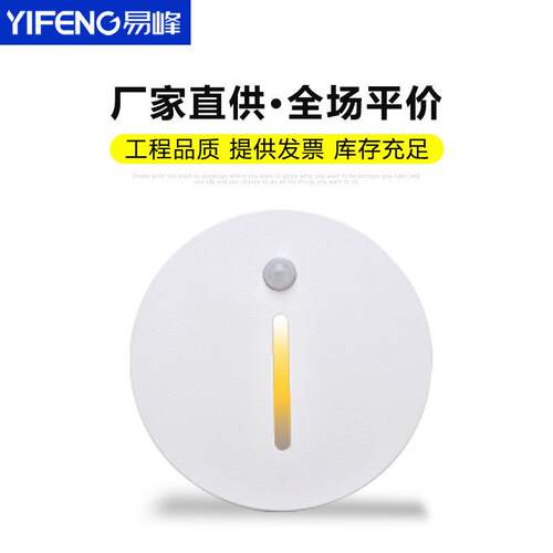 8道型智能人体感应地脚灯公园梯感楼应灯家用过SGS-020GLED小6夜