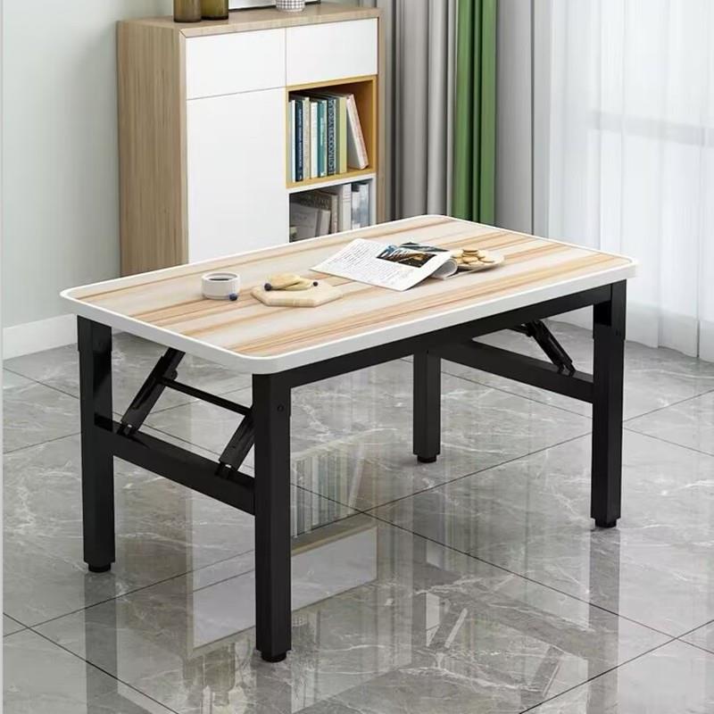 免安桌装折叠矮方桌摊桌露营便携长形吃饭子出租屋家PLX用地餐桌