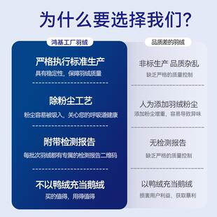 鸿基清水货羽绒4作A级95白鹅绒现充手列一装5A系白鸭QWJ斤绒制衣