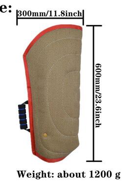 斜纹麻加厚护NMM袖牧开口袖咬靶训犬扑犬咬德袖马训狗用品