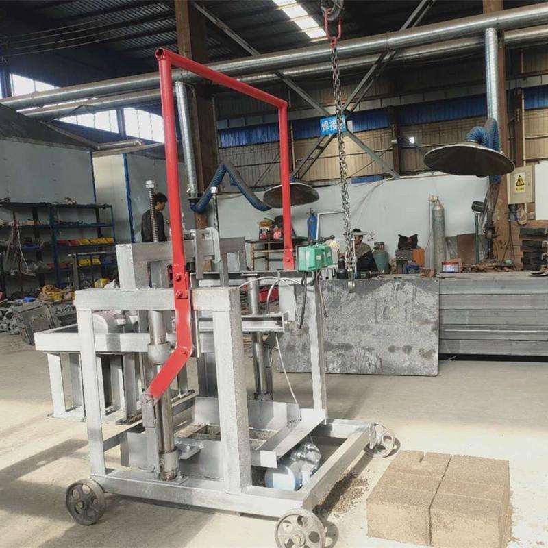 小半型行走式水泥832砌块一次机成型直推砖机免自动混凝土烧制砖