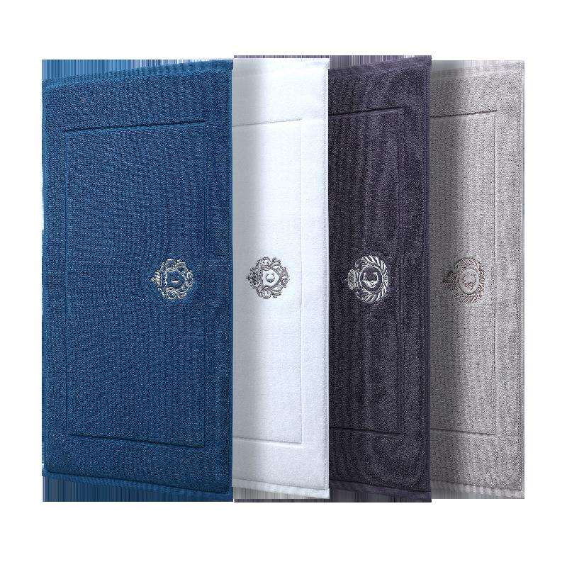 五星级店酒室地巾卫生间进TZO口门全棉吸水地垫浴进门家用