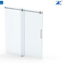 淋房1浴03ZY-0070一固一活移门钢套件淋浴房移门*滑轮套装不锈淋