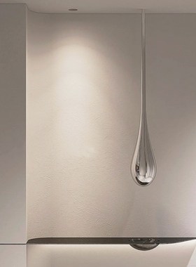 酒店售楼b处样板间商场会所吊装水滴挂饰轻奢高档入户玄关水花摆