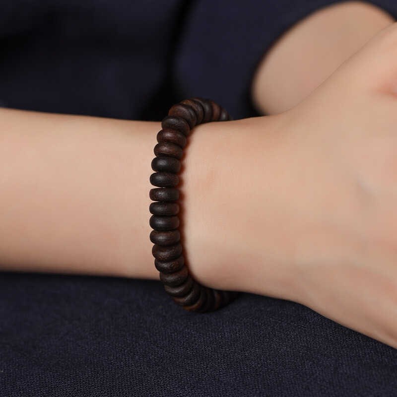 富森红土沉香佛珠手串经典天然老料清甜迷人算盘珠手链男女士款