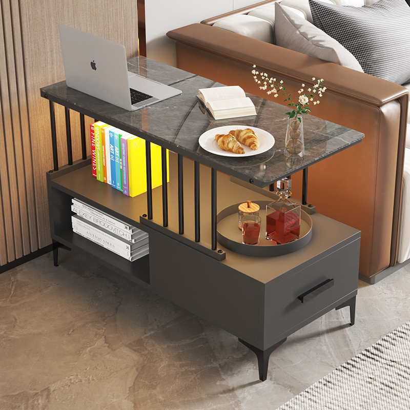 轻奢沙发侧边柜边几小桌子茶几小型迷你边靠墙窄桌简约轻奢高级感