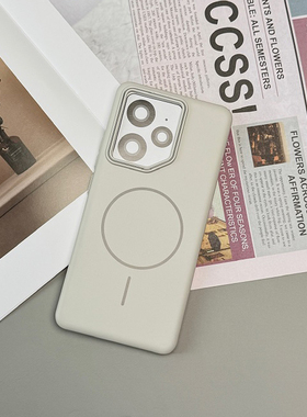 适用真我Neo7手机壳新款MagSafe磁吸RealmeGT7Pro大孔磨砂全包防摔真我Neo7se高级感neo7X纯色肤感5G超薄外壳