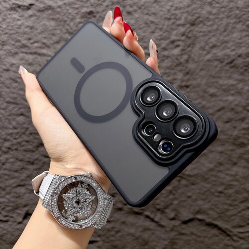 雅盾磁吸适用三星S26Ultra手机壳GalaxyS25自带镜头膜S24fe肤感磨砂S23/S24简约高级S26Plus全包保护套男女