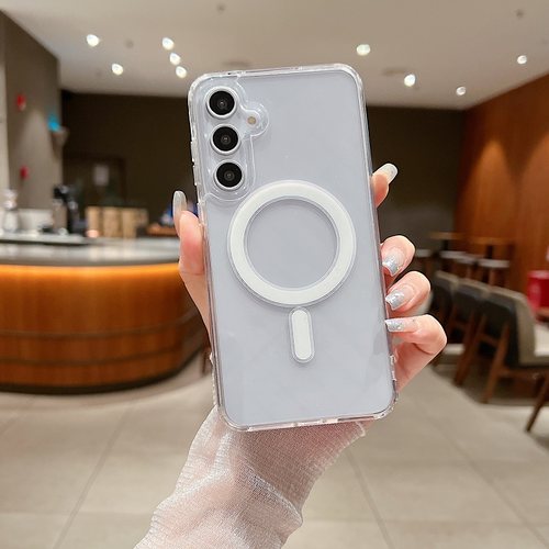 适用三星A55手机壳Magsafe磁吸GalaxyA35透明A17全包A05s防摔A06保护套A15/A54高级A26男女A36/A56简约5G外壳