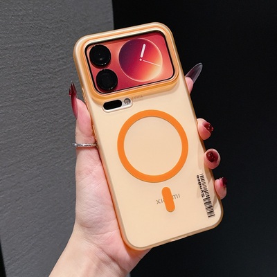 【柔砂透色】适用小米17Pro新品手机壳小米17Promax超薄磁吸透明硬壳小米17/17Pro镜头防摔保护max潮流保护套