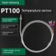 M6螺钉式 热阻Pt100感温线M6热电偶温度传感器测温线探头Pt1000