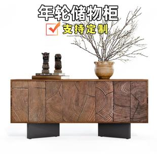 北欧烤漆餐边柜实木客厅电视柜多功能烤漆视听柜储物柜地柜收纳柜