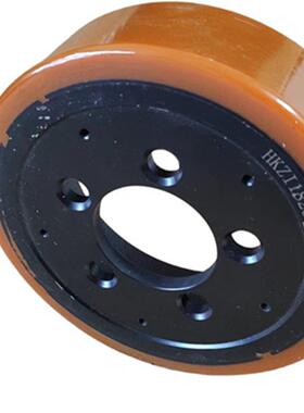 合力AC20轮子大轮子248*75*80合力电动托盘搬运车轮子5孔内径80聚