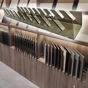 压克力色板卡槽展架瓷砖石材小样板材生态板多功能摆放陈列展示架