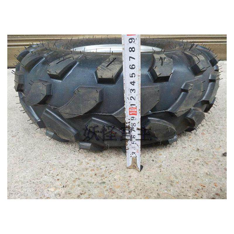 沙滩车轮胎带轮毂改装大小公牛改装配件ATV 卡丁车越野19*7-8寸