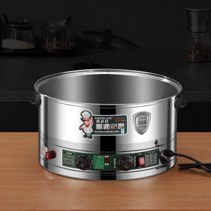 小笼包子蒸包炉小型蒸包子机电蒸笼不锈钢商用蒸馒头三孔电蒸锅