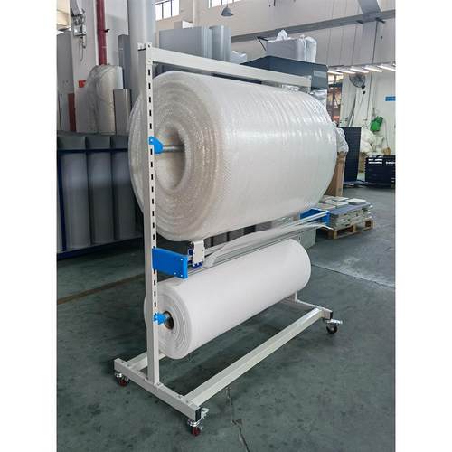 打包架气泡膜支架卷膜架纸箱架带切割包材架卷材放置架卷材收纳架