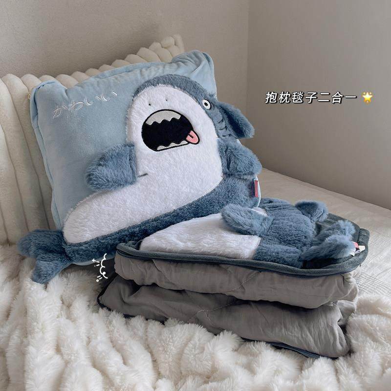 卡通午睡枕头抱枕毯子二合一两用靠枕被子车用办公室折叠两用靠枕,居家布艺,抱枕被,淘宝优惠券,粉丝福利购,淘宝优惠卷