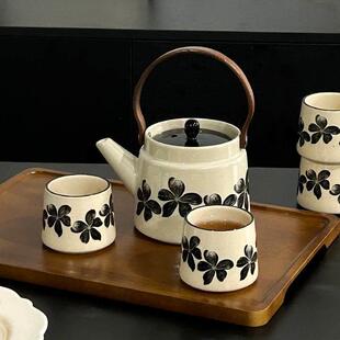 陶瓷泡茶壶茶具套装茶水分离2024新款办公室家用一整套功夫茶杯具