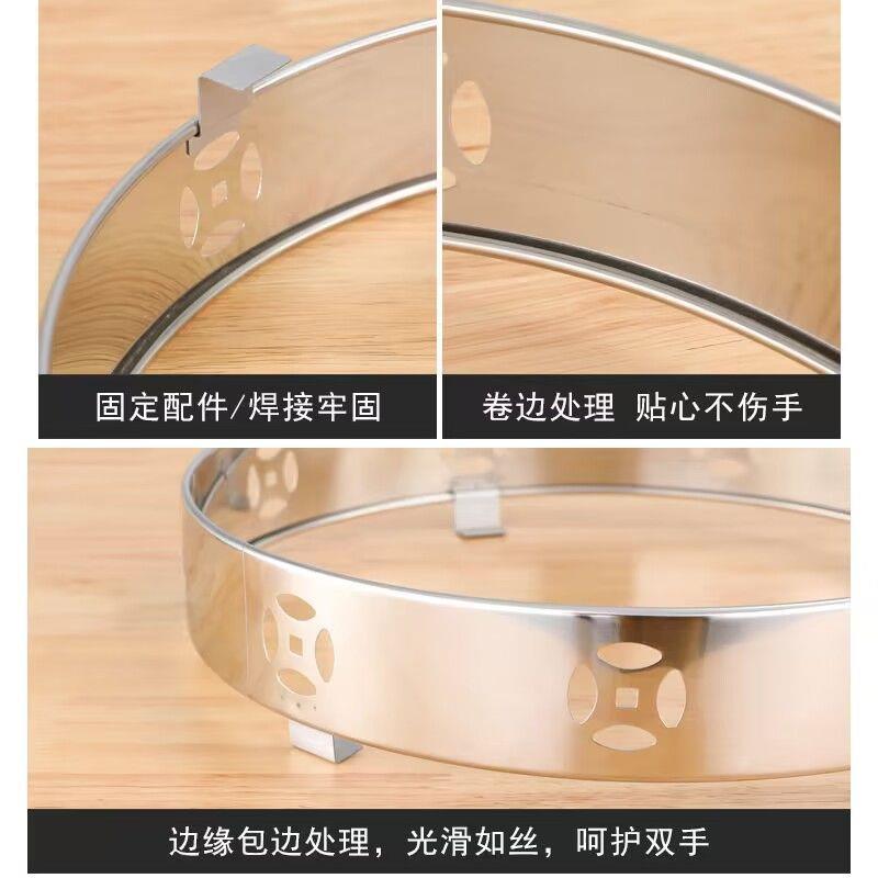 不绣钢炉防风罩通用型加厚挡风格燃气灶新款防风板挡风聚火罩防滑