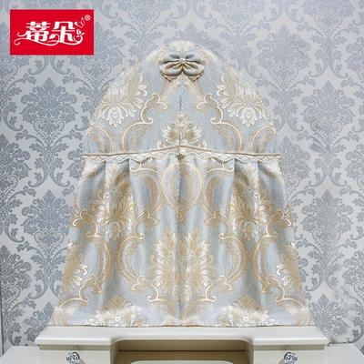 梳妆台镜子遮挡帘梳妆台镜罩化妆镜遮挡帘镜子帘隔断风水帘镜子罩