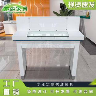 银行现货填单台单面双面填表桌烤漆便民服务柜台农商行票据填写台