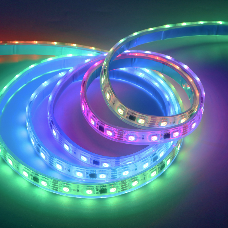 极速跑马灯带流水断点续传婚礼灯A光秀全彩包厢氛围12v七彩变色工