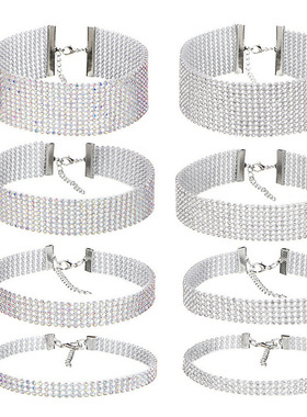 极速.Exquisite Zircon Party ClavBicle Chain Necklace Lady Je