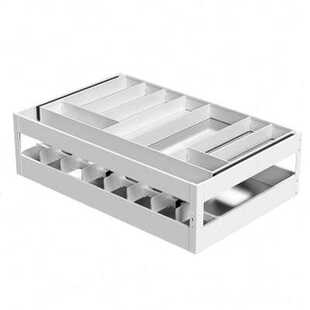 内置P物架碗碟单层收纳整 拉篮厨房柜内304不锈钢抽屉式 新品 意驰