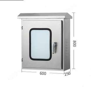 极速爆品a户外不锈钢304防水双层门配电箱室外订制双门防雨电源仪