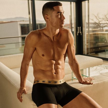 CR7官方正品C罗同款纯棉男士内裤新款运动防夹臀四角裤平角内裤