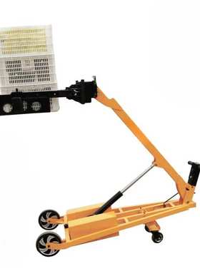 移动周转箱升降堆高车气瓶装卸车曲臂堆垛车Plastic Box Lifter