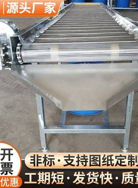 螺旋网带输送机不锈钢食品加工流水线传动机果蔬清洗干燥输送机