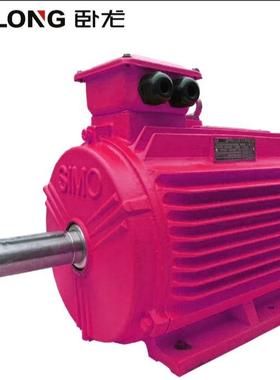 卧龙南阳防爆电机YE4-100L1-0.75KW二级能效异步电机冷却塔用