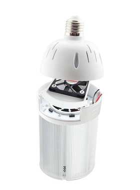 20WLED带风扇灯泡玉米灯路灯光源LED20W庭院灯光源20W工矿灯